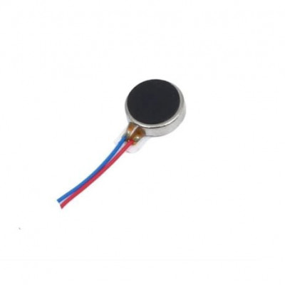 ERM Coin Vibration Motor, 7 mm Dia., 2 mm Thickness