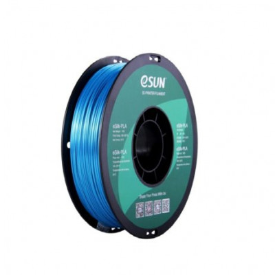 eSun eSilk-PLA 3D Printing Filament-Cyan