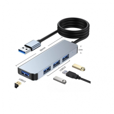 GL3510 USB to USB3.0 High Quality 4 Port Hub Adapter with 1.2m Cable