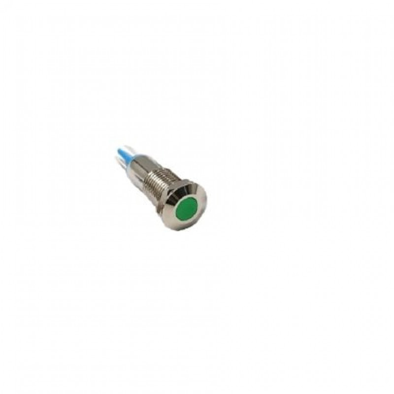 Green V Mm Led Metal Indicator Light Buy Online At Low Price In India Electronicscomp Com