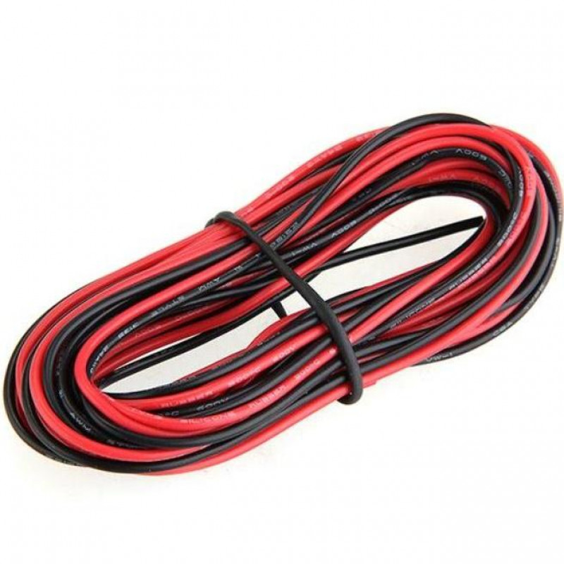 Electronics Wire Kit Hook up Cable 30AWG Silicone Flexible 5