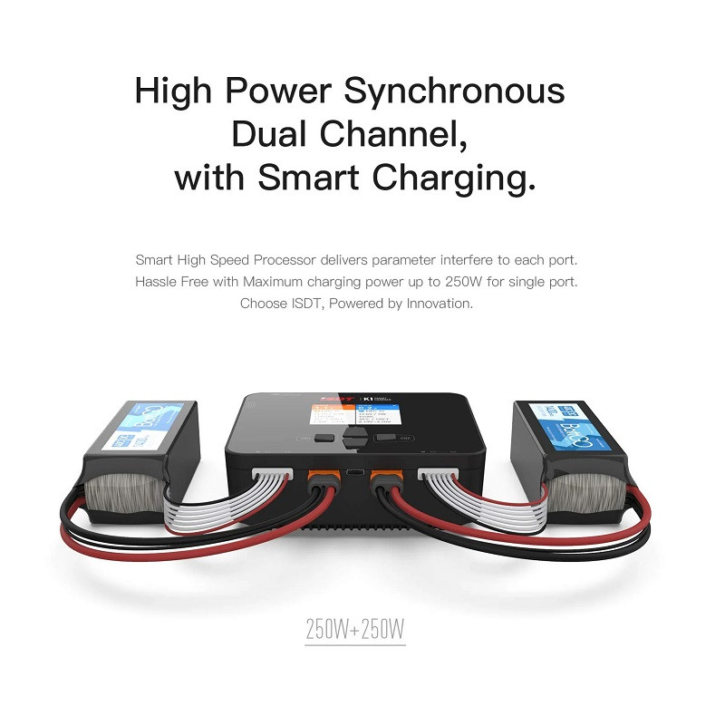 Isdt K Ac W Dc X W A Dual Channel Smart Charger Buy Online