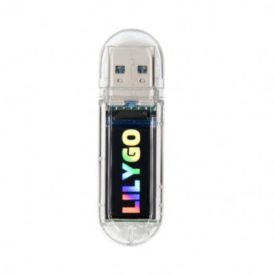 LILYGO T-Dongle-S3 ESP32-S3 Development Board With Screen Dongle 0.96 inch ST7735 LCD Display Support WiFi Bluetooth TF Card