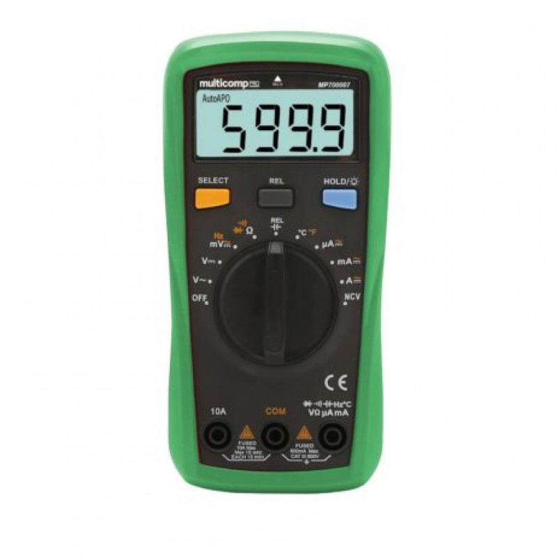 MULTICOMP PRO MP730007 Auto 10A 60V Handheld Digital Multimeter buy ...