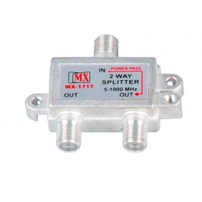 MX 2 Way Splitter Mini 1 GHz (MX-1717)