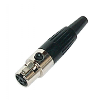 MX 3 Pin MIC Extension Female Socket Connector XLR Mini (MX-1390)