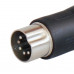 MX 4 Pin DIN Male Connector Copper Plated Plug (MX-107)