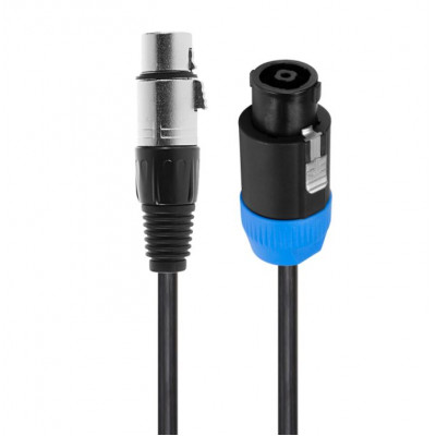 MX 4 Pin MIC and Speaker Male Plug To 3 Pin MIC Extension Female Connector XLR Cord 1.5 Meter (MX-3792)