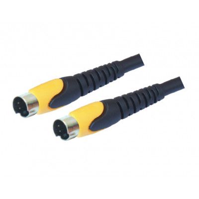 MX 4 Pin Mini DIN Male Plug To MX 4 Pin Mini DIN Male Plug Cord 1.5 Meter Gold Plated (371)