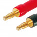 MX 4mm Banana Crimp Type Male Plug Connector Gold Plated Beryllium Copper (MX-1403)