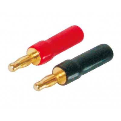 MX 4mm Banana Crimp Type Male Plug Connector Gold Plated Beryllium Copper (MX-1403)