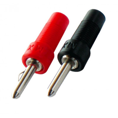 MX 4mm Banana Male Connector SP-14 Red and Black Pair (MX-2775)