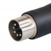 MX 6 Pin DIN Male Connector Copper Plated Plug (MX-109)