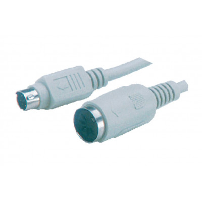 MX 6 Pin Mini DIN Male Plug To MX 5 Pin Female Socket Cord with 0.60 Meter Wire (MX-275)