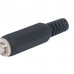 MX 6.35mm P-38 Mono Male Connector Copper Plated - Economic (MX-65E)