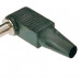 MX 6.35mm P-38 Mono Male Connector Right Angle Copper Plated (MX-68)