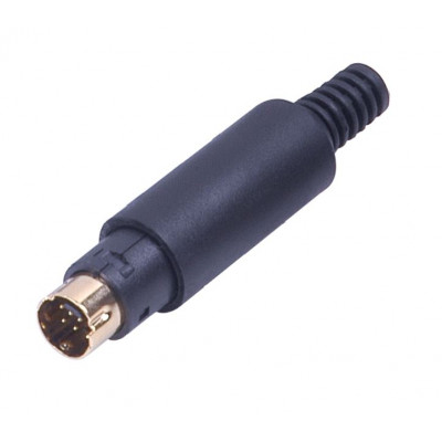 MX 7 Pin Mini DIN Male Plug Connector New Type 2 Rows (MX-2446)