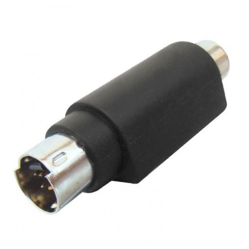 Mx 7 Pin Mini Din Male Plug Pin 2 Rows To Mx Rca Female Socket Connector Mx 2889 Buy Online At