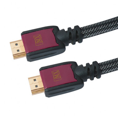 MX Advanced High-Speed HDMI Cable 1.4 Version with Nylon Mesh and Suppression Core 10 Meter - 26AWG (MX-3376C)