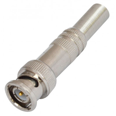 MX BNC Male Plug Connector Full Metal with Spring (MX-3552)