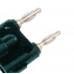 MX BNC Male Plug to Double 4mm Banana Male Plug Connector Beryllium Copper (MX-1439)