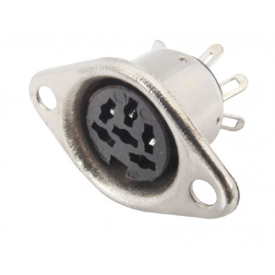 MX DIN Female Connector Metal 5 Pin Socket (MX-124)