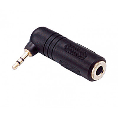 MX EP Stereo Male 3.5mm To MX P-38 Stereo Female Connector Right Angle (MX-1135)