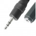 MX EP Stereo Male Plug 2.5mm To MX EP Stereo Female Socket 3.5mm Cord 0.17 Meter (MX-2983)