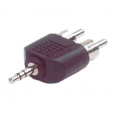 MX EP Stereo Male Plug To MX 2 RCA Male Plug Connector (MX-1287)