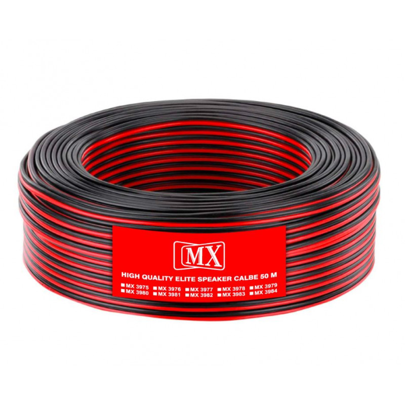 Mx High Performance Speaker Cable Red And Black Wire Od Mm X