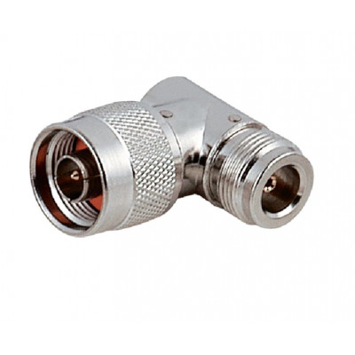 MX N Male Plug To MX N Female Socket Connector Right Angle (MX-2376)