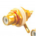 MX RCA Connector Gold Plated With Teflon Heavy Duty Pair (MX-990)