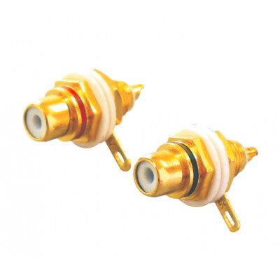 MX RCA Connector Gold Plated With Teflon Heavy Duty Pair (MX-990)