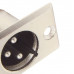 MX XLR 3 Pin MIC Male Connector Panel Mounting (MX-387)