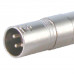 MX XLR 3 Pin MIC Male Plug Connector To MX P-38 Mono Female Socket Locking Type Connector (MX-1875)