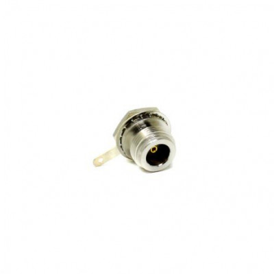 N Type Connector Bulkhead Female 180 Degree Solder Type