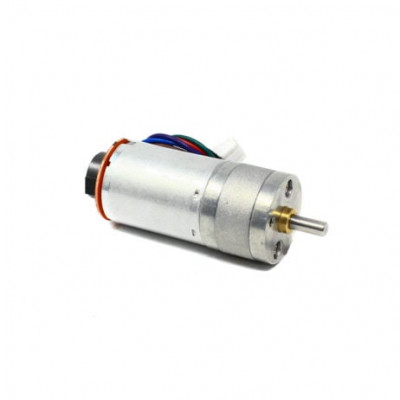 N25 6V 1330RPM Metal Gear Motor With Encoder D Type Shaft