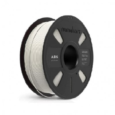 Numaker ABS Filament- Pure White- 1.75 mm /1 kg