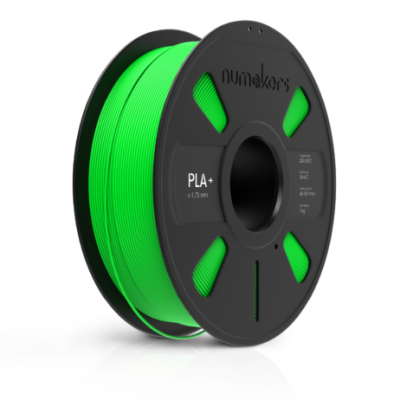 Numaker PLA+ Filament Fluorescent Green 1.75 mm / 1 kg