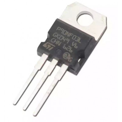 P90NF03L (STP90NF03L) MOSFET - 30V 90A N-Channel Power MOSFET TO-220 Package