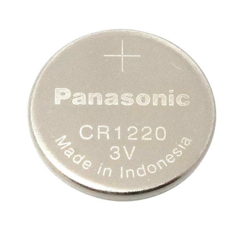 Panasonic CR1220 35mAh 3V Lithium (LiMnO2) Coin Cell Battery - 1 Piece Tear  Strip, Sold Individually