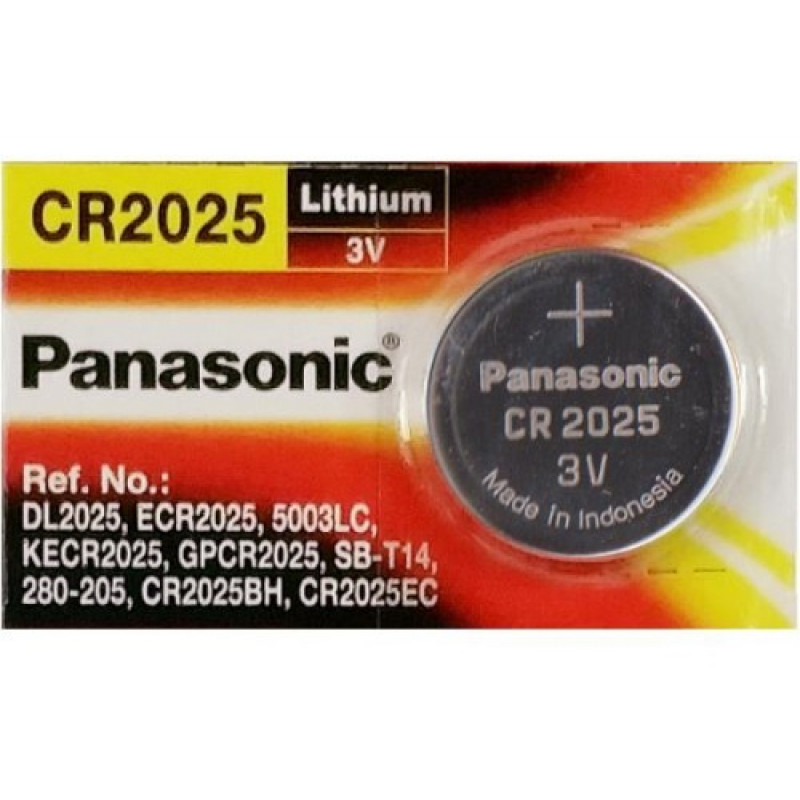 Panasonic Lithium Coin (CR-2025) Battery (3V)