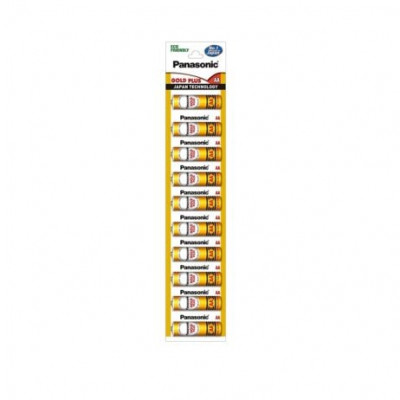 Panasonic Gold Plus AA Battery Pack of 10