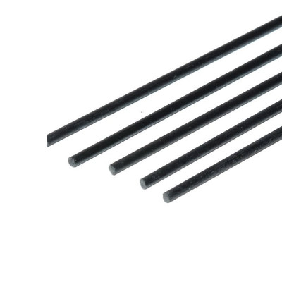 Pultruded Carbon Fibre Rod (Solid) 1.5mm x 1000mm