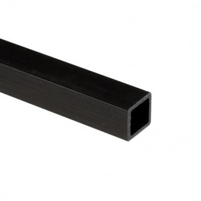 Pultruded Square Carbon Hollow Fiber Tube 3x3mm(OD) x 2x2mm(ID) x 1000mm(L)