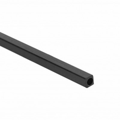 Pultruded Square Carbon Hollow Fiber Tube 4x4mm(OD) x 3mm(ID) x 1000mm(L)