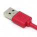 Raspberry Pi Official USB A Male to Micro USB 1m Length - Red Color