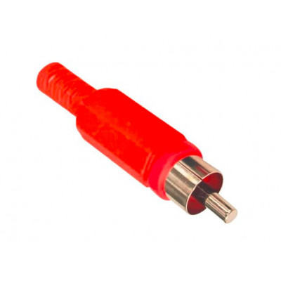 RCA Plug - Male - Red Color