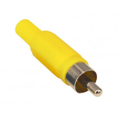 RCA Plug - Male - Yellow Color