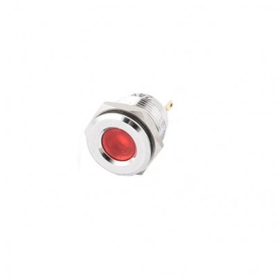 Red 10-24V 16mm LED Metal Indicator Light